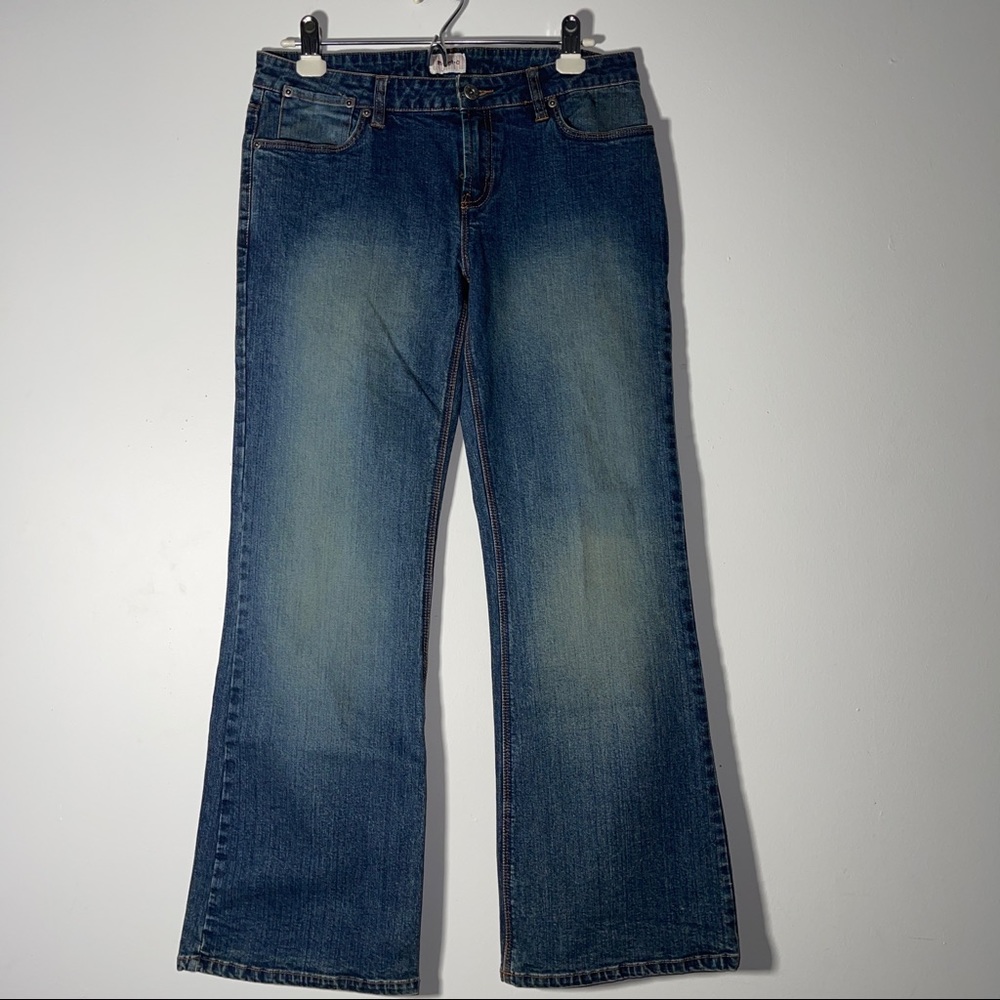 Moto Women’s Boot Cut Blue Jeans Size 12 L30